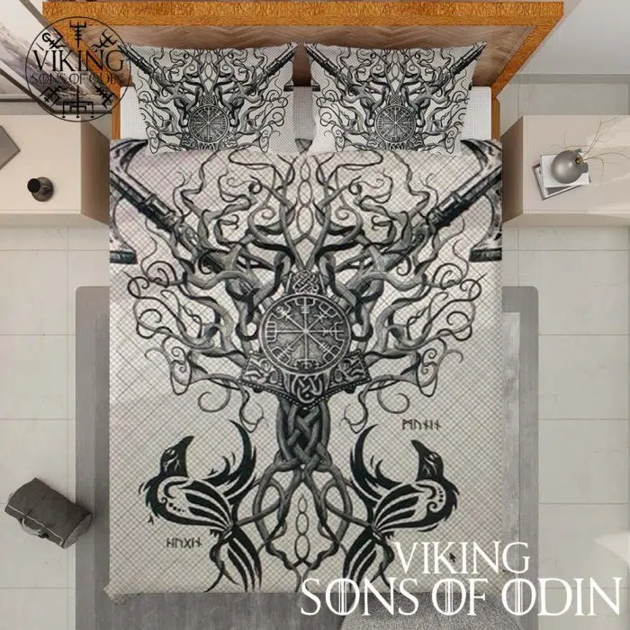 Viking Bedding Set Tree of life Yggdrasil