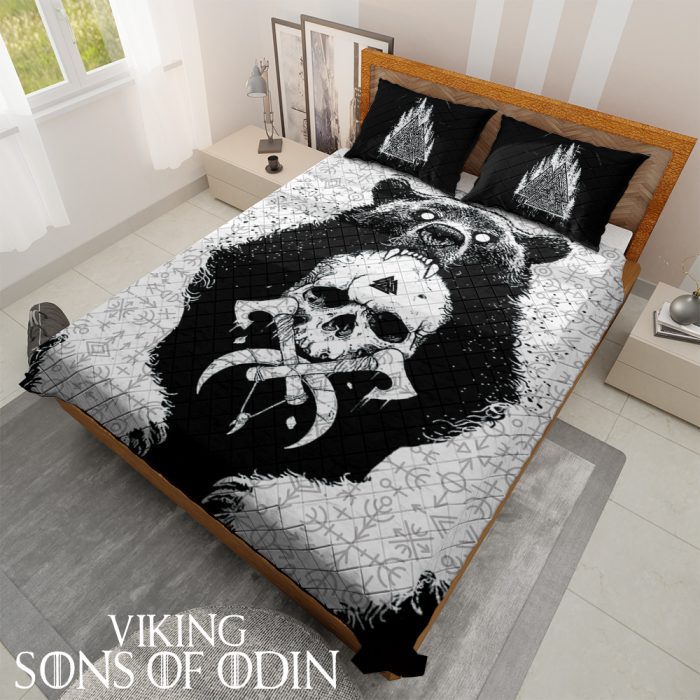 Viking Bedding Set Bear Valknut