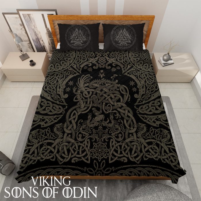 Viking Bedding Set Pattern Valknut