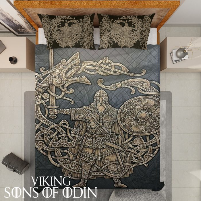 Viking Bedding Set Viking Warrior