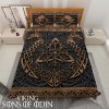 Viking Bedding Set ship dragon Skoll and Hati