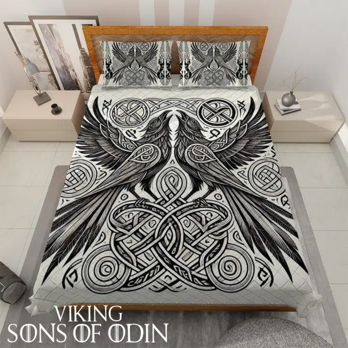 Viking Bedding Set Raven