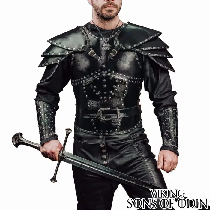 Viking Halloween Medieval Viking Knight Shoulder Chest Armor Set Viking Cosplay Costume