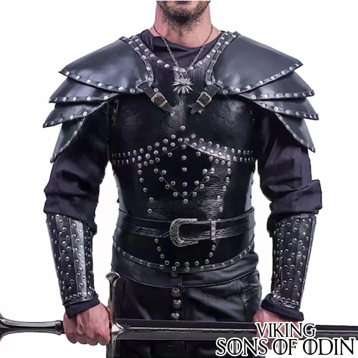 Viking Halloween Medieval Viking Knight Shoulder Chest Armor Set Viking Cosplay Costume