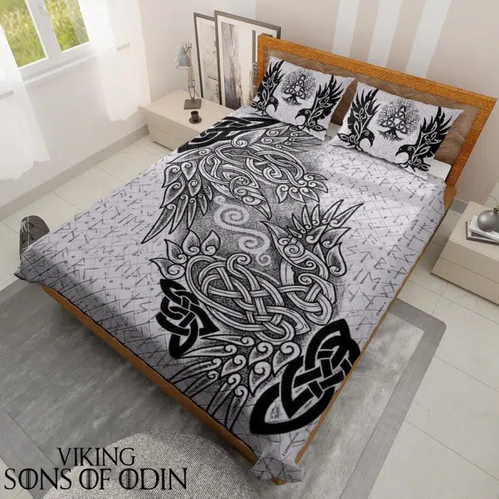 Viking Bedding Set Hugin and Munin