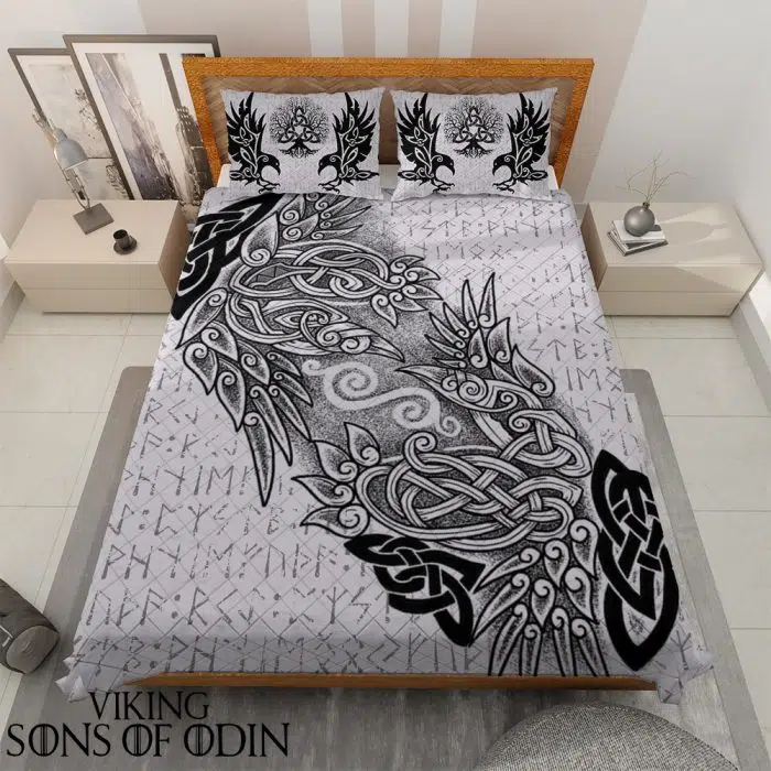 Viking Bedding Set Hugin and Munin