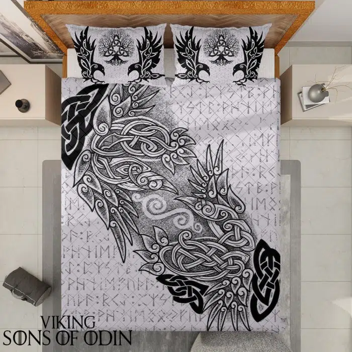 Viking Bedding Set Hugin and Munin