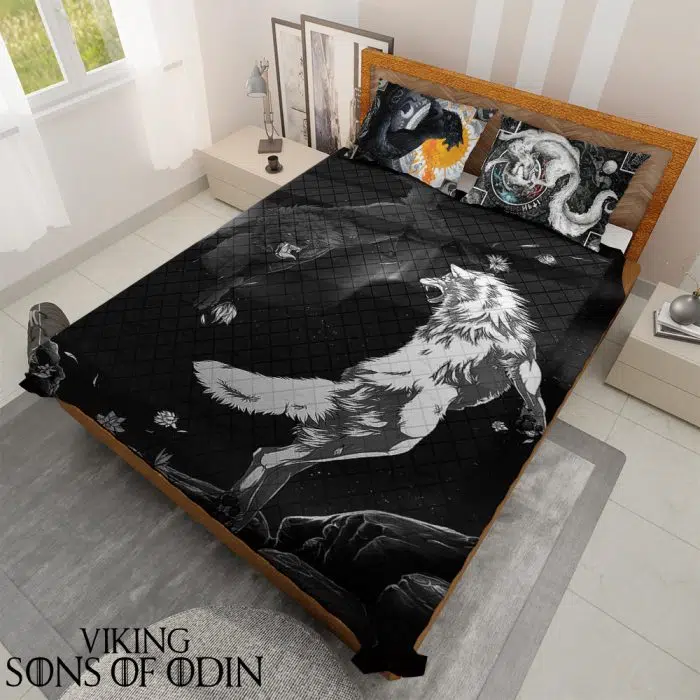 Viking Bedding Set Skoll and Hati