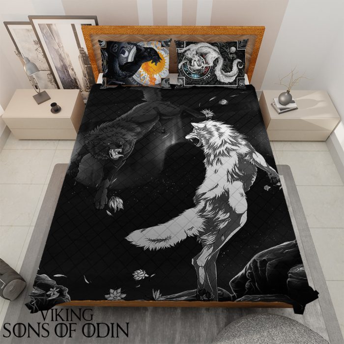 Viking Bedding Set Skoll and Hati