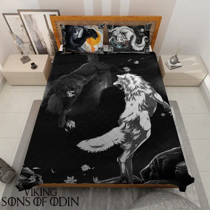 Viking Bedding Set Skoll and Hati