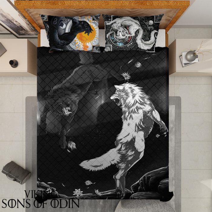 Viking Bedding Set Skoll and Hati