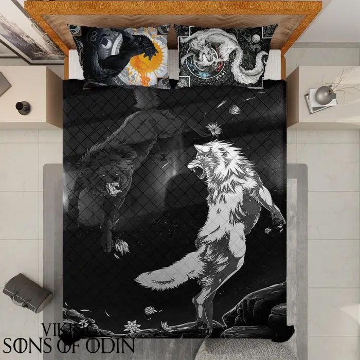 Viking Bedding Set Skoll and Hati