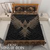 Viking Bedding Set Vegvisir Raven Skoll and Hati