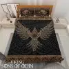 Viking Bedding Set Vegvisir Raven Skoll and Hati