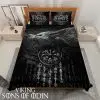 Viking Bedding Set Vegvisir Wolf Fenrir