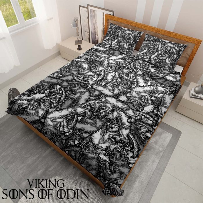 Viking Bedding Set Wolf Fenrir