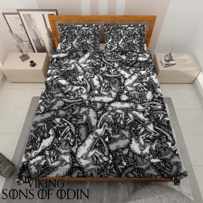 Viking Bedding Set Wolf Fenrir