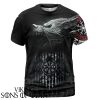 Viking Shirt Vegvisir Wolf Fenrir