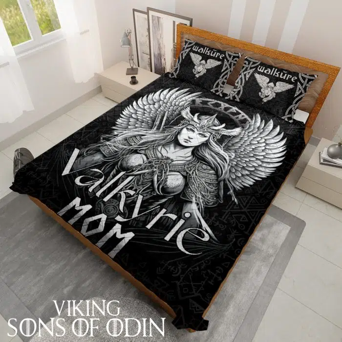 Viking Bedding Set Valkyrie Mom