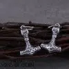 Viking Earrings Mjölnir Thor’s Hammer Norse Jewelry