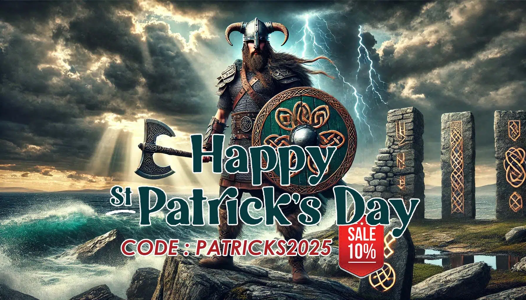 Viking Sons Of Odin Patrick's day 2025