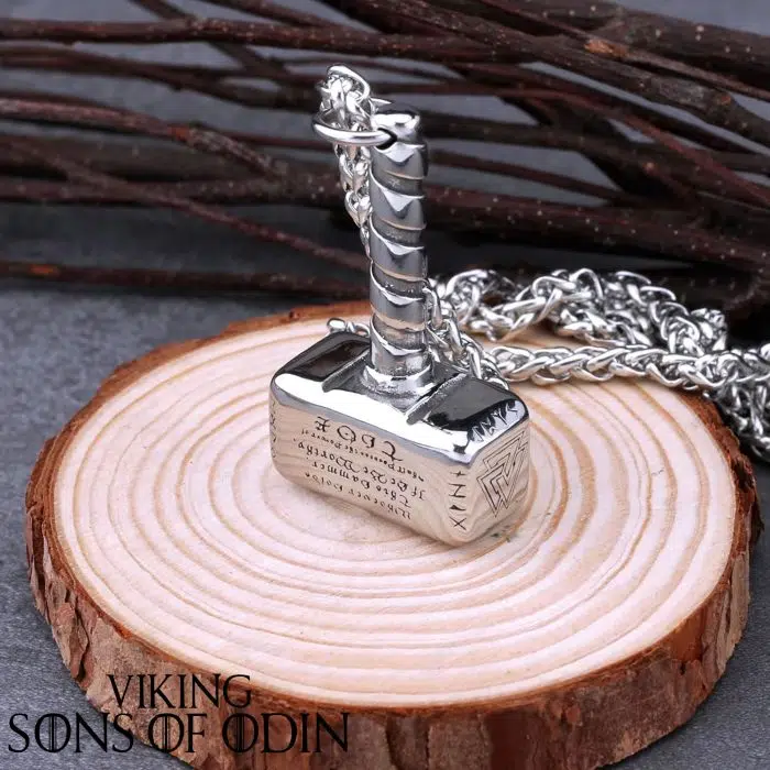 Viking Necklace Thor Hammer