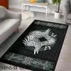 Viking Rug Raven Raven Huginn and Muninn