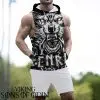 Viking Workout Hooded Tank Top Fenrir Wolf World Tour