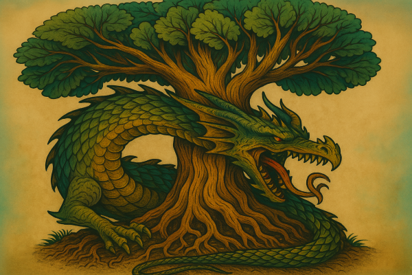 Nidhogg – The Dragon Gnawing at the Roots of Yggdrasil